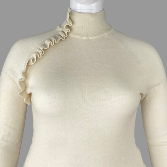 Hekla & Co. 50% wool mock neck sweater - Picture 3 of 6